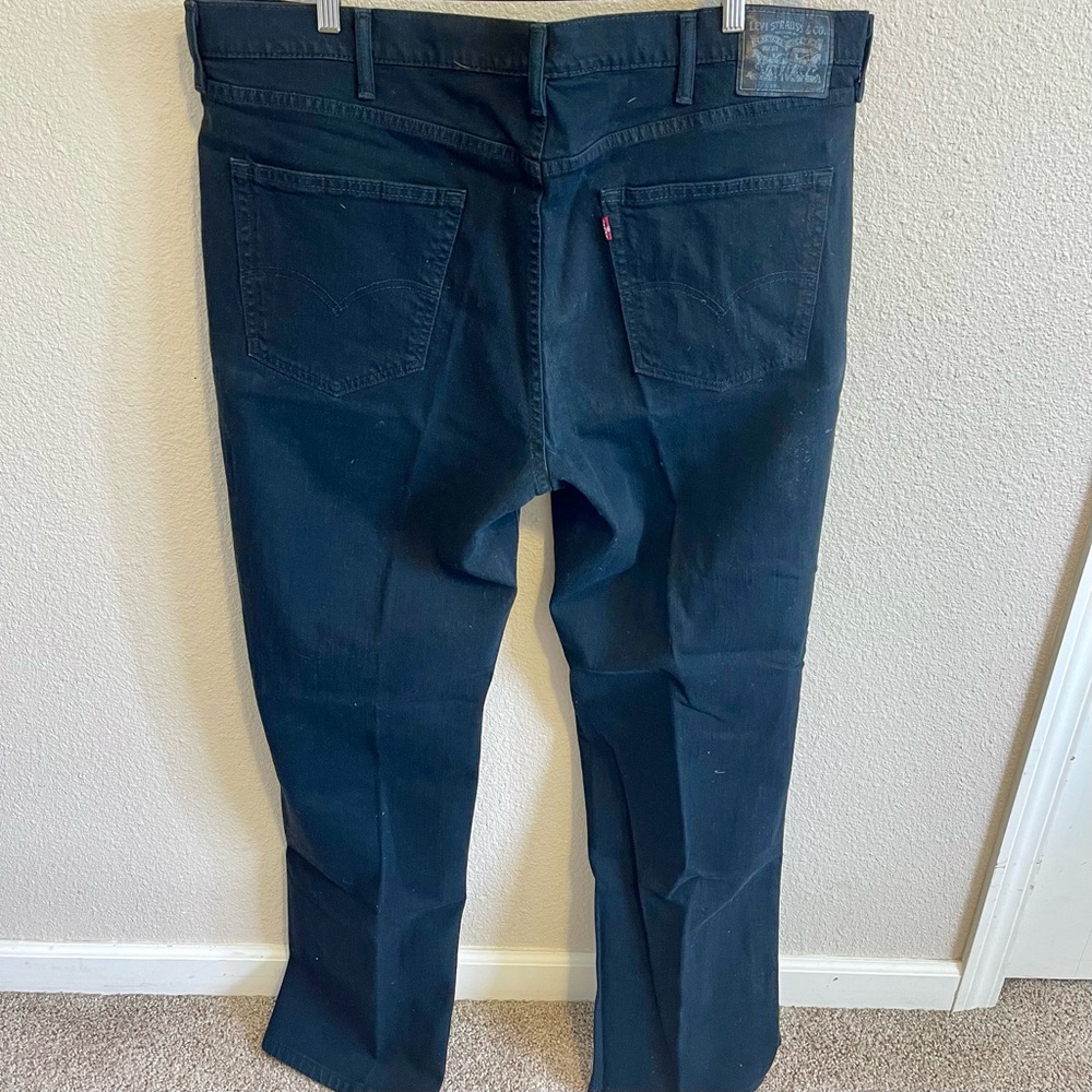 Levi's Men's Black Straight Jeans 42x34